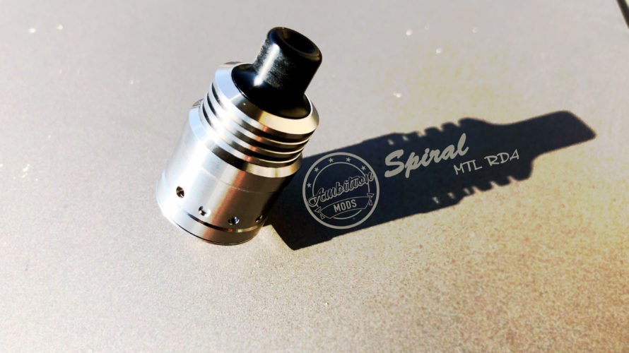 Spiral MTL RDA by Ambition Mods【アトマイザー】レビュー
